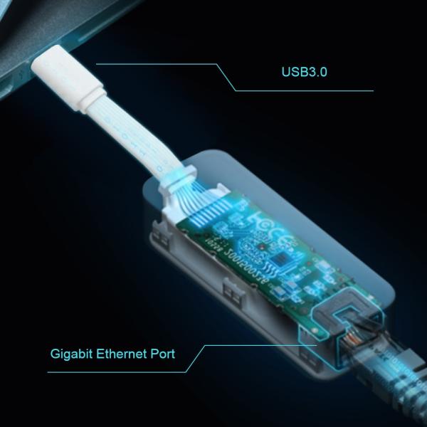 TP-Link UE300C USB-C auf Gigabit-LAN Adapter – USB 3.0, 1000 Mbit/s