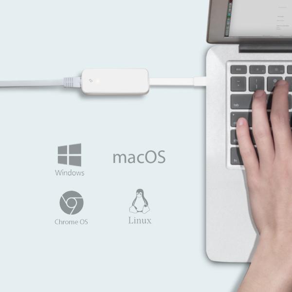 TP-Link UE300C USB-C auf Gigabit-LAN Adapter – USB 3.0, 1000 Mbit/s