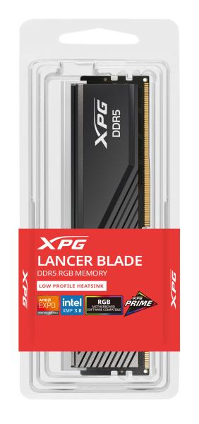 16GB ADATA XPG Lancer Blade RGB DDR5-6000 RAM Arbeitsspeicher CL30 Schwarz | XMP & AMD EXPO