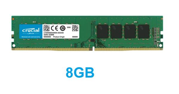 Crucial 8GB DDR4 3200MHz CL22 DIMM CT8G4DFRA32A RAM