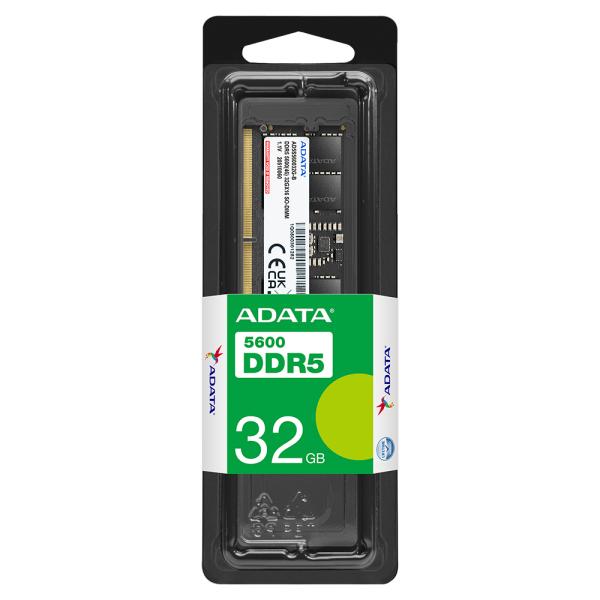 32 GB ADATA SO-DIMM 5600 (schwarz, AD5S560032G-S, Premier Tray)