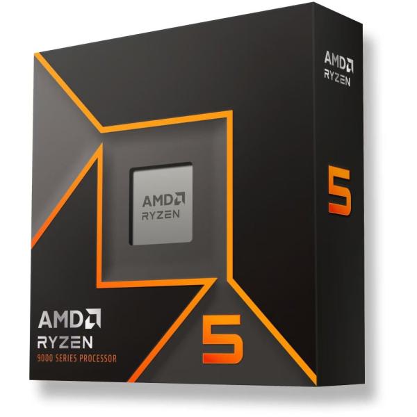 AM5 AMD Ryzen 5 9600X CPU 3,9 GHz 38 MB L2 & L3 Prozessor mit Radeon Graphics