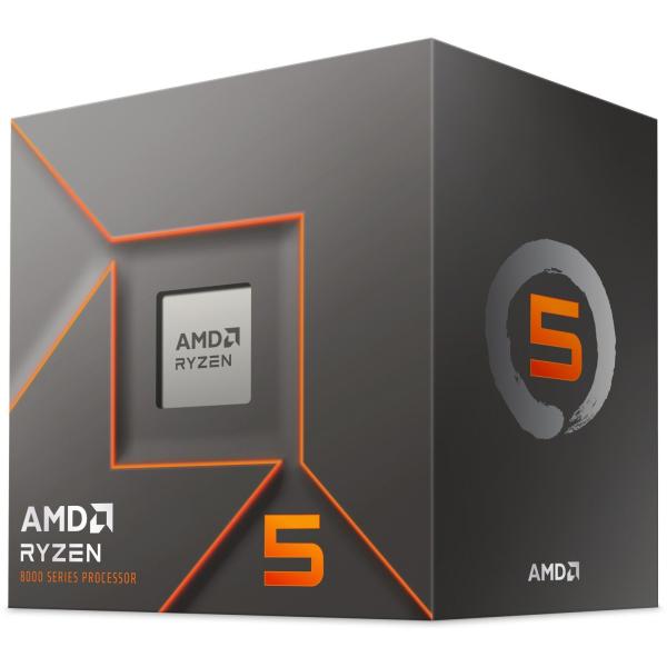 AM5 AMD Ryzen 5 8400F Box 4,7GHz 22MB Cache 65W