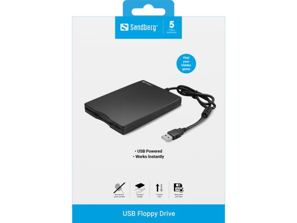 USB Slim Floppy extern Sandberg