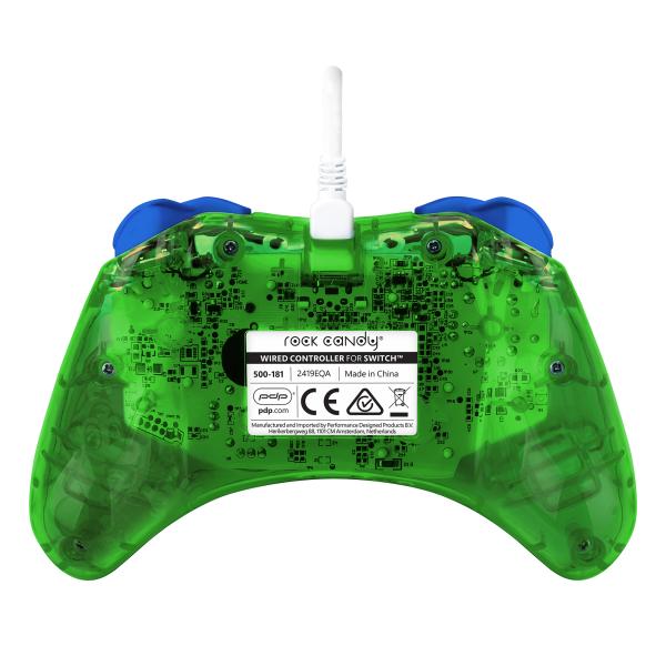 PDP Controller Rock Candy Luigi Lime Switch