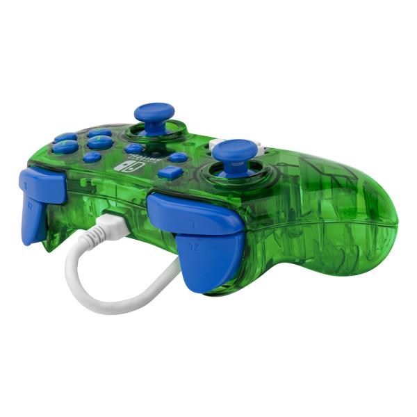 PDP Controller Rock Candy Luigi Lime Switch