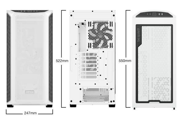 be quiet! SHADOW BASE 800DX White Midi Tower