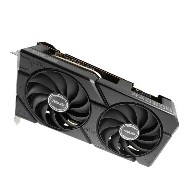 ASUS DUAL RX7600 O8G EVO 8GB GDDR6 HDMI DP Grafikkarte PCIe 4.0