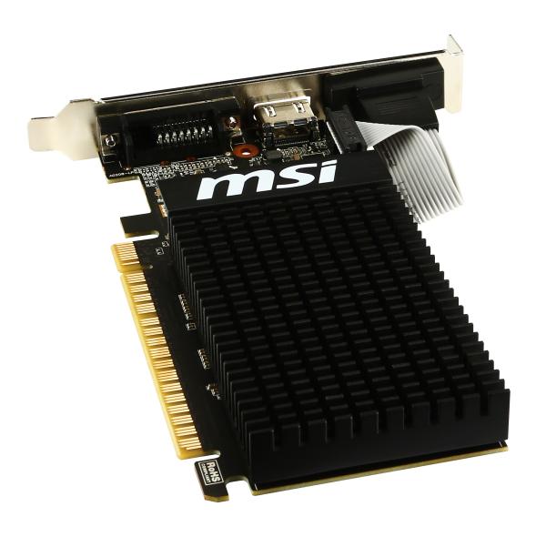MSI GT 710 2GD3H LP Grafikkarte 2GB GDDR3 HDMI DVI VGA Low-Profile