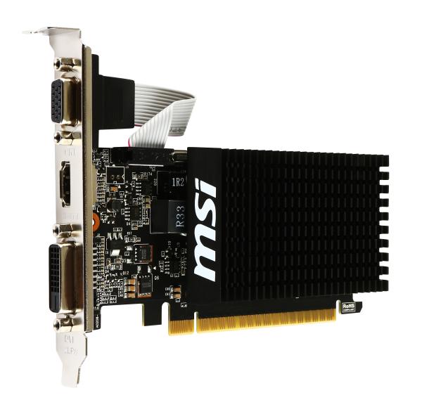 MSI GT 710 2GD3H LP Grafikkarte 2GB GDDR3 HDMI DVI VGA Low-Profile