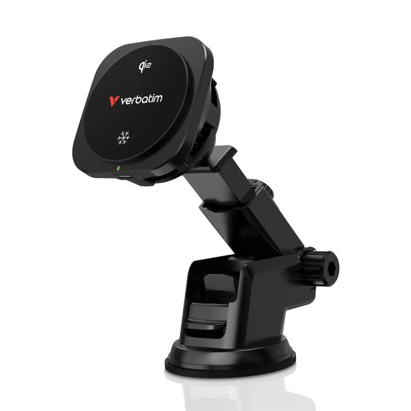 VERBATIM Charge ´n´ Drive Qi2 - magnetisches kabelloses Autoladegerät