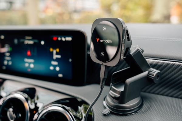 VERBATIM Charge ´n´ Drive Qi2 - magnetisches kabelloses Autoladegerät
