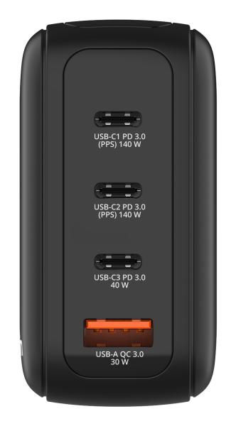 Verbatim Mini GaN Charger 140W with Display