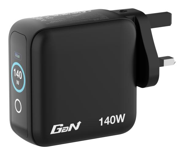Verbatim Mini GaN Charger 140W with Display