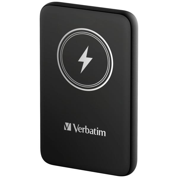 Verbatim Wireless Powerbank Charge 'n' Go 10.000mAh (schwarz, Qi, PD 3.0, Quick Charge 3.0)