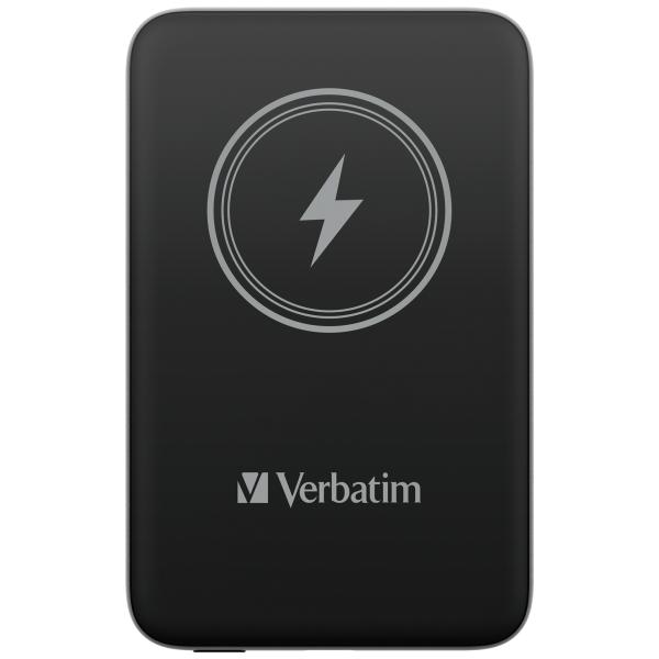 Verbatim Wireless Powerbank Charge 'n' Go 10.000mAh (schwarz, Qi, PD 3.0, Quick Charge 3.0)