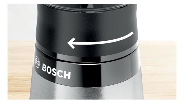 Bosch VitaPower Series 2 MMB2111M Mixer – 0,6 l Tischmixer, 450 W, Edelstahl