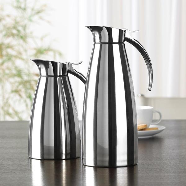 EMSA Eleganza Thermosflasche 0,3 l Edelstahl – Isolierflasche mit Easy Open Verschluss