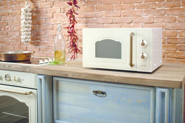 Gorenje MO4250CLI (creme/gold) Mikrowelle mit Grill