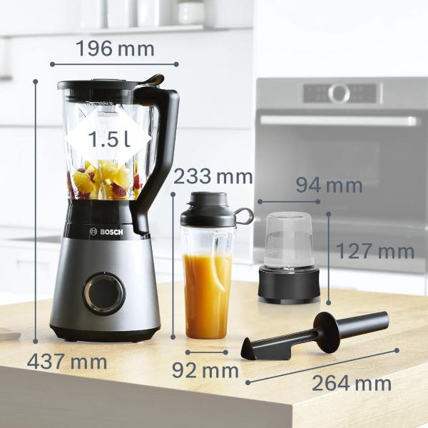 Bosch Standmixer Standmixer Serie 4 VitaPower 1200 W Schwarz