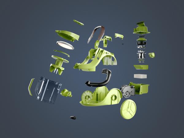 Rowenta Green Force Cyclonic Effitech RO7C36 (schwarz/grau)