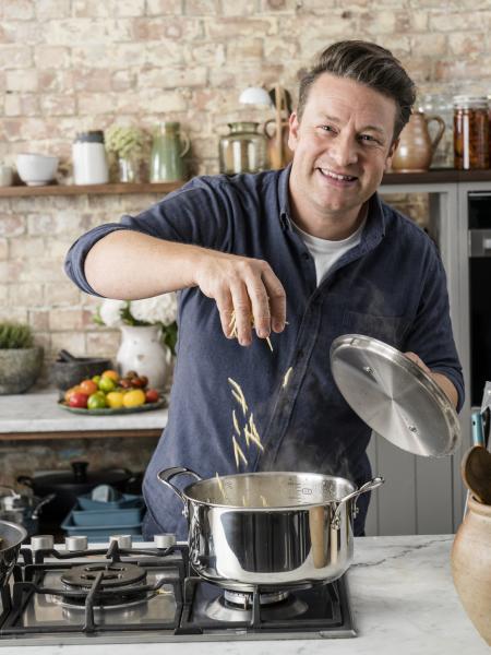 Tefal Jamie Oliver Cooks Classic 7-teiliges Kochgeschirr-Set