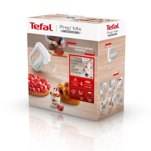 Tefal Prep'Mix HT450B Handmixer – leistungsstark kompakt & vielseitig