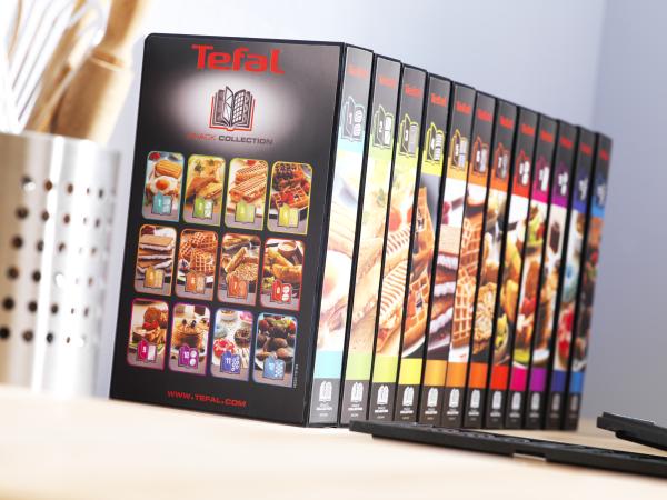 Tefal Snack Collection SW852D – Sandwichmaker & Waffeleisen mit Wechselplatten | 700 W | Edelstahl/Schwarz