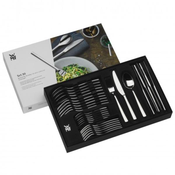 WMF Palma 30-teilig Besteck-Set Cromargan Edelstahl für 6 Personen