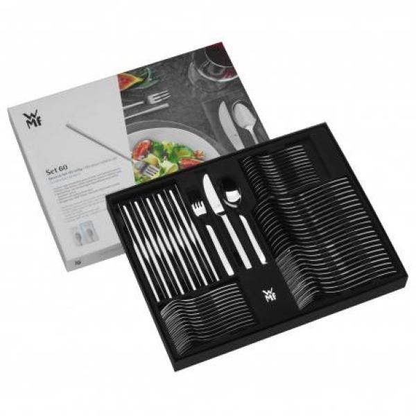 WMF Palma 60-teilig Besteck-Set für 12 Personen Edelstahl