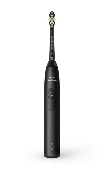 Philips Sonicare 5300 HX7101/01 Schallzahnbürste Schwarz | Drucksensor | 21 Tage Akku
