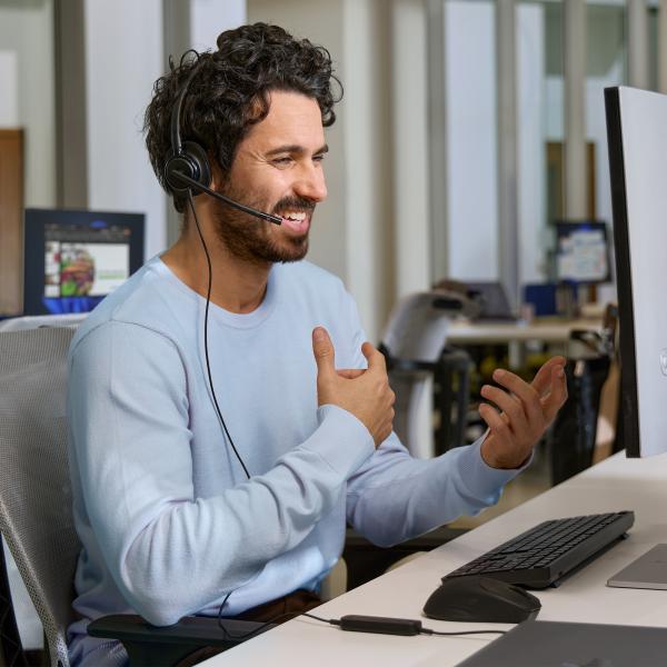 HP POLY MISSION 425 Stereo-USB-Headset