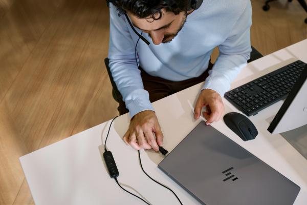HP POLY MISSION 425 Stereo-USB-Headset