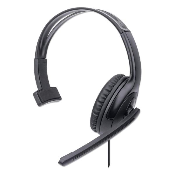 MANHATTAN Mono USB Headset mit Microfon