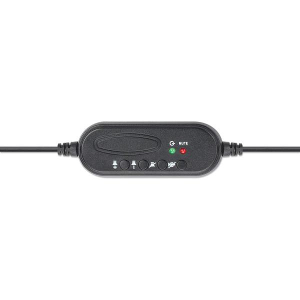 MANHATTAN Mono USB Headset mit Microfon