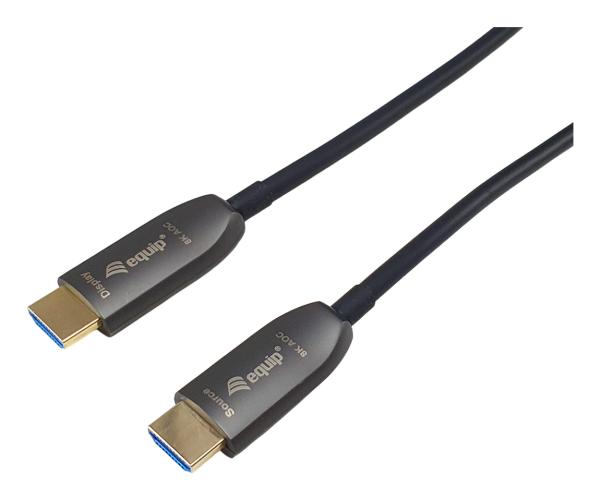 Equip HDMI PHS Ethernet 2.1 A-A St/St 150.0m 8K60Hz HDRopt. schwarz
