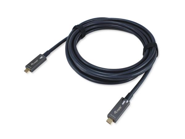 Equip Kabel USB-C3.2-C AOC 8K PD60W St/St 5.00m schwarz