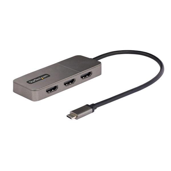StarTech USB-C 3x HDMI MST Hub 4K 60Hz Multi-Monitor Adapter