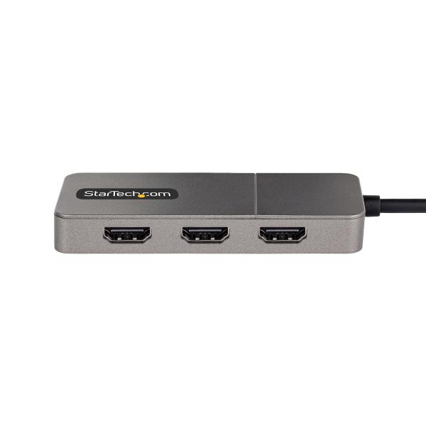 StarTech USB-C 3x HDMI MST Hub 4K 60Hz Multi-Monitor Adapter