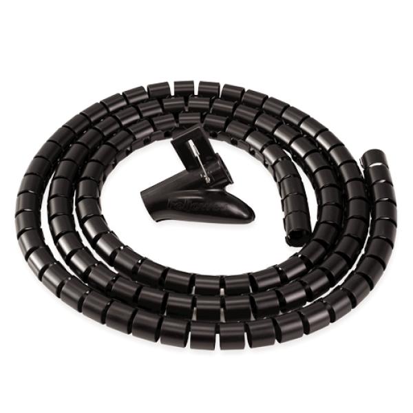 Fellowes Kabelordner Cablezip 2m Spiralschlauch schwarz