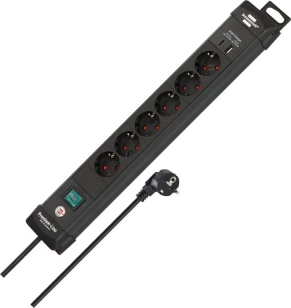 Brennenstuhl Premium Line 6fach schwarz *DE*
