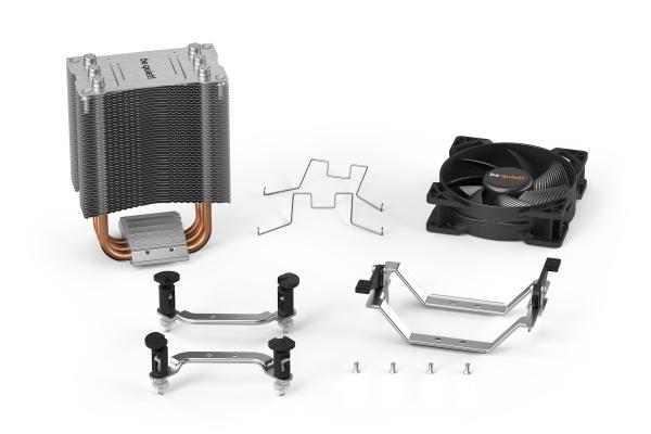 Multi be quiet! Pure Rock Slim 2 | FMx,AM3/4/5,115x; 1200,1700 TDP 120W CPU Kühler