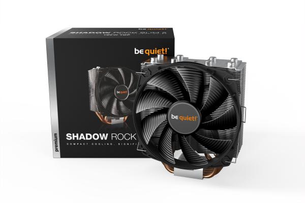 be quiet! Shadow Rock Slim 2 |1700/115X/1200/1366/2011/AM3/4/5 TDP 160W Multi CPU Kühler