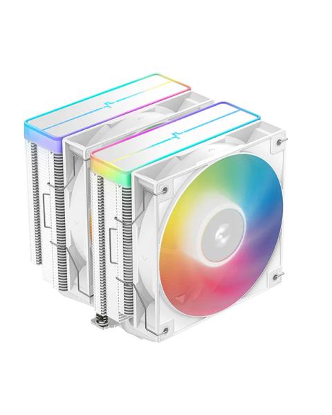DeepCool AG620 WH ARGB V2 – Leistungsstarker CPU-Tower-Kühler mit Dual-Lüfter & RGB-Beleuchtung