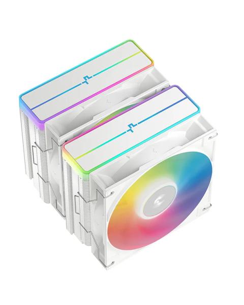 DeepCool AG620 WH ARGB V2 – Leistungsstarker CPU-Tower-Kühler mit Dual-Lüfter & RGB-Beleuchtung