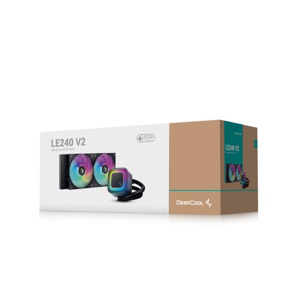 DeepCool LE240 V2 – 240mm ARGB Wasserkühlung, leistungsstark & leise