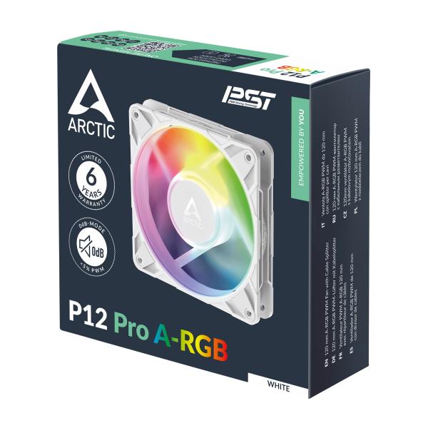 ARCTIC Lüfter P12 Pro A-RGB White