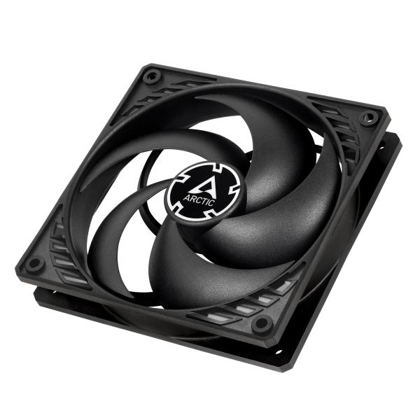 ARCTIC P12 PWM 120mm PC-Lüfter schwarz – leiser Gehäuselüfter mit hoher Kühlleistung