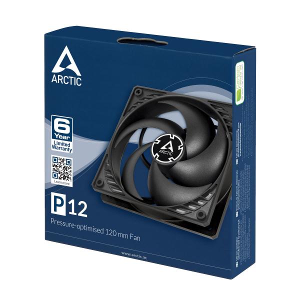 ARCTIC P12 Gehäuse-Lüfter 120 mm schwarz Ventilator