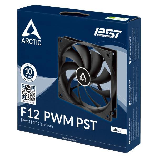 ARCTIC F12 PWM PST 120mm Lüfter schwarz Ventilator